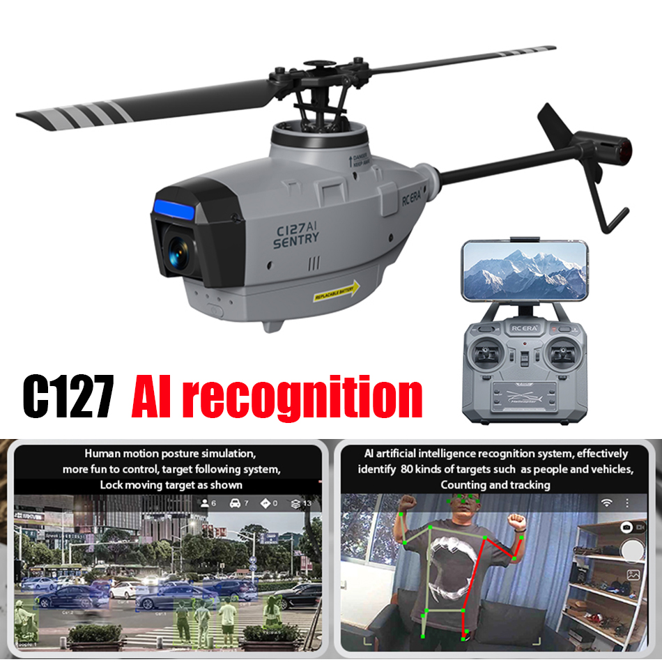 Rc Helicopter Single Rotor - RC ERA C127 AI Sentry طائرة