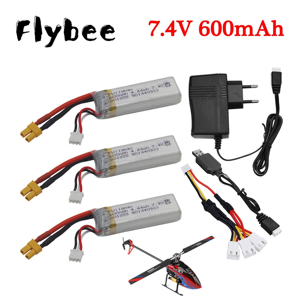 7.4 فولت 600 مللي أمبير بطارية - مراجعة Rc Helicopter Charger وسعره