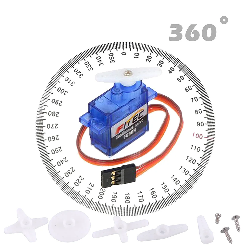 Feetech Mini FS90R مايكرو سيرف - مراجعة Rc Helicopter Parts وسعره