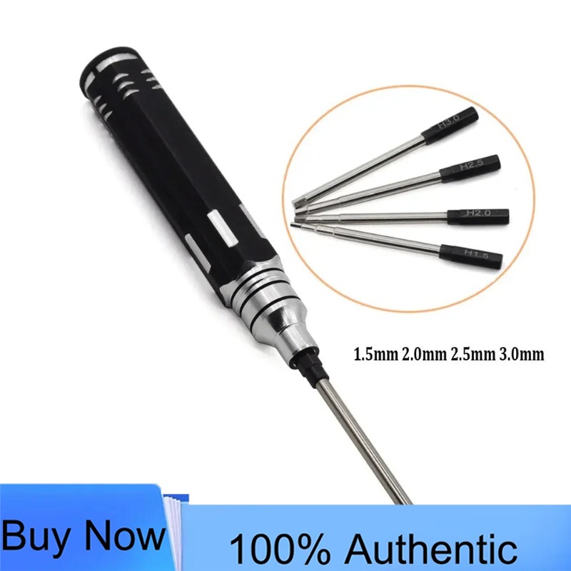 طقم مفكات سداسية 4 في 1 مقاس 1 - مراجعة Rc Helicopter Tool Kit وسعره