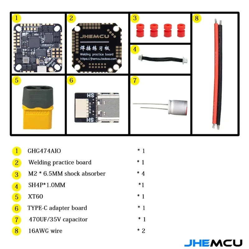 وحدة تحكم طيران JHEMCU GHG474A - مراجعة Betaflight Fc F4 وسعره