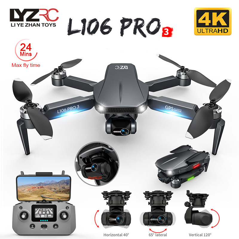 L106 Pro 3 طائرة بدون طيار 5G  - مراجعة Rc Helicopter Charger وسعره